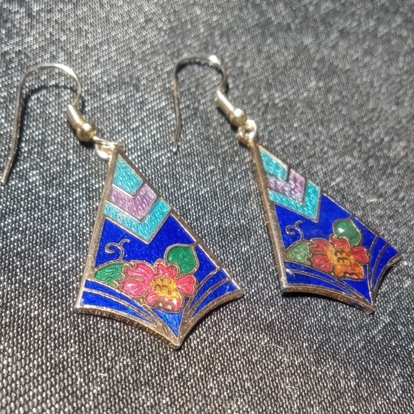 Colorful Boho Drop Earrings - Picture 1 of 6